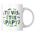 Mug céramique annonce grossesse — mug tu vas être papy - annonce grossesse & cadeau futur gran, artisanal Made in France