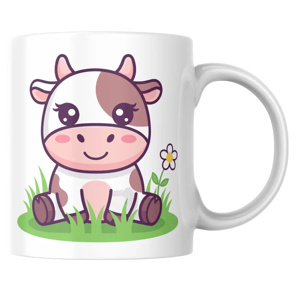Mug vache mignonne – tasse céramique kawaii ferme – Instant Mugs - Mug