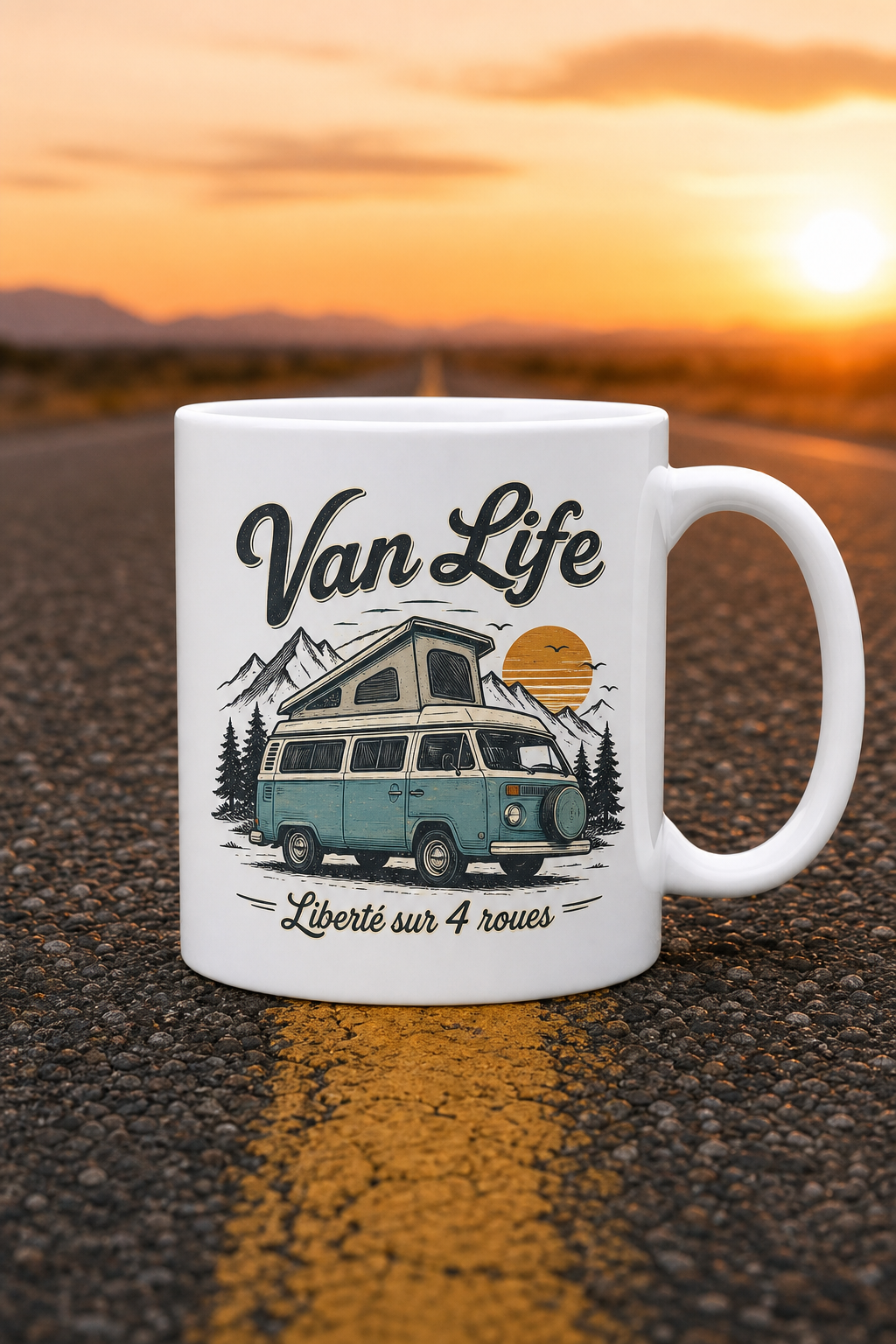 Mug Van Life personnalisé – esprit nomade | Instant Mugs