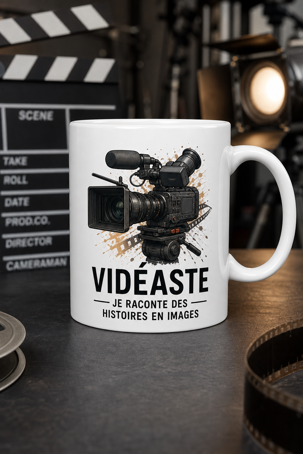 Mug Vidéaste personnalisé – passion de l'image | Instant Mugs