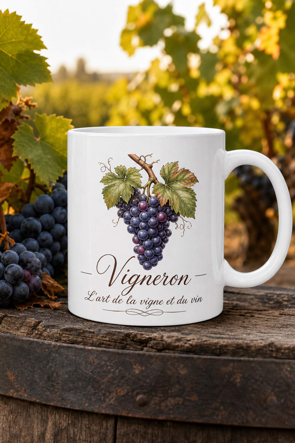 Mug Vigneron personnalisé – art millénaire du vin | Instant Mugs