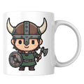 Mug céramique gamer — mug vikings guerrier pixel art tasse gaming artisanale Made in France