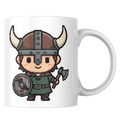Mug vikings – tasse en céramique guerrier pixel art – Instant Mugs - Mug