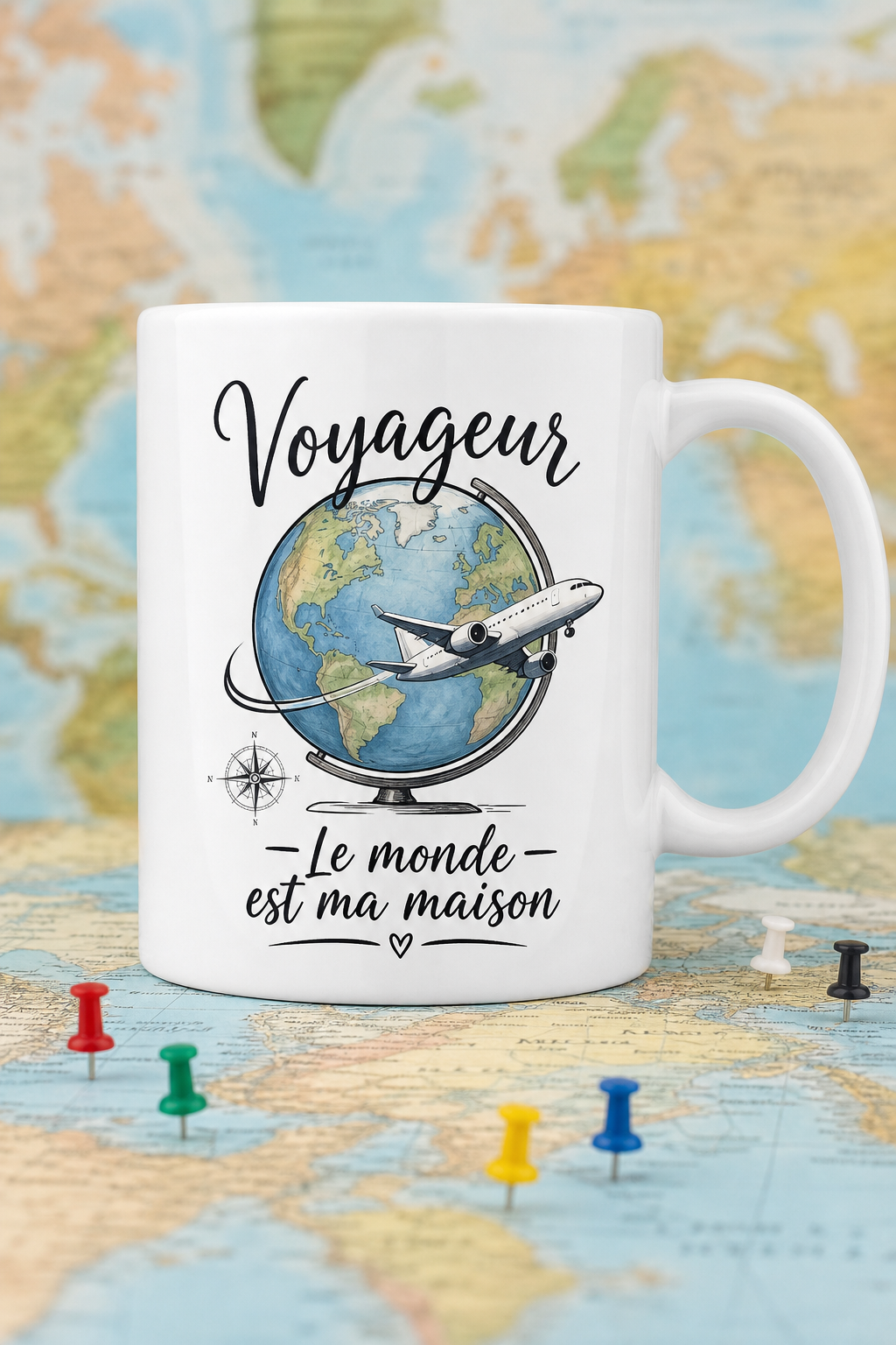 Mug Voyageur Nomade personnalisé – invitation à l'aventure | Instant Mugs