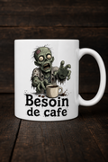 Mug Zombie Humour personnalisé – cadeau qui fait sourire | Instant Mugs