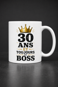 Un mug personnalisé pour célébrer 30 ans de leadership et d’élégance
