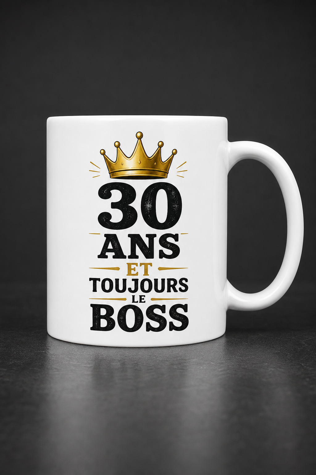 Mug 30 Ans Leadership personnalisé – élégance | Instant Mugs